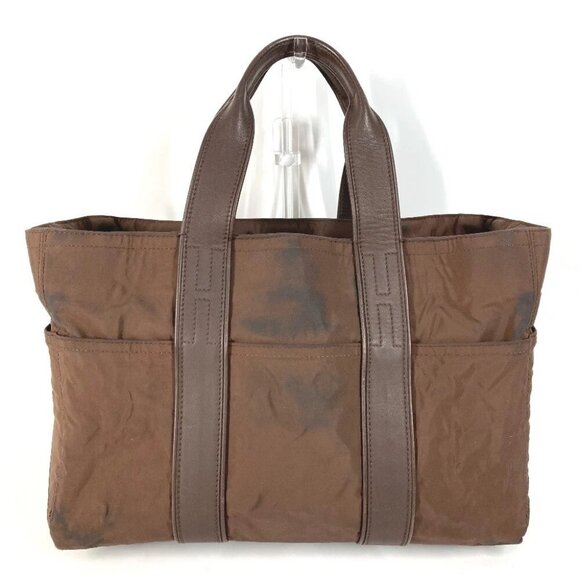 HERMES Tote Bag Hand Bag Brown - Picture 1 of 16